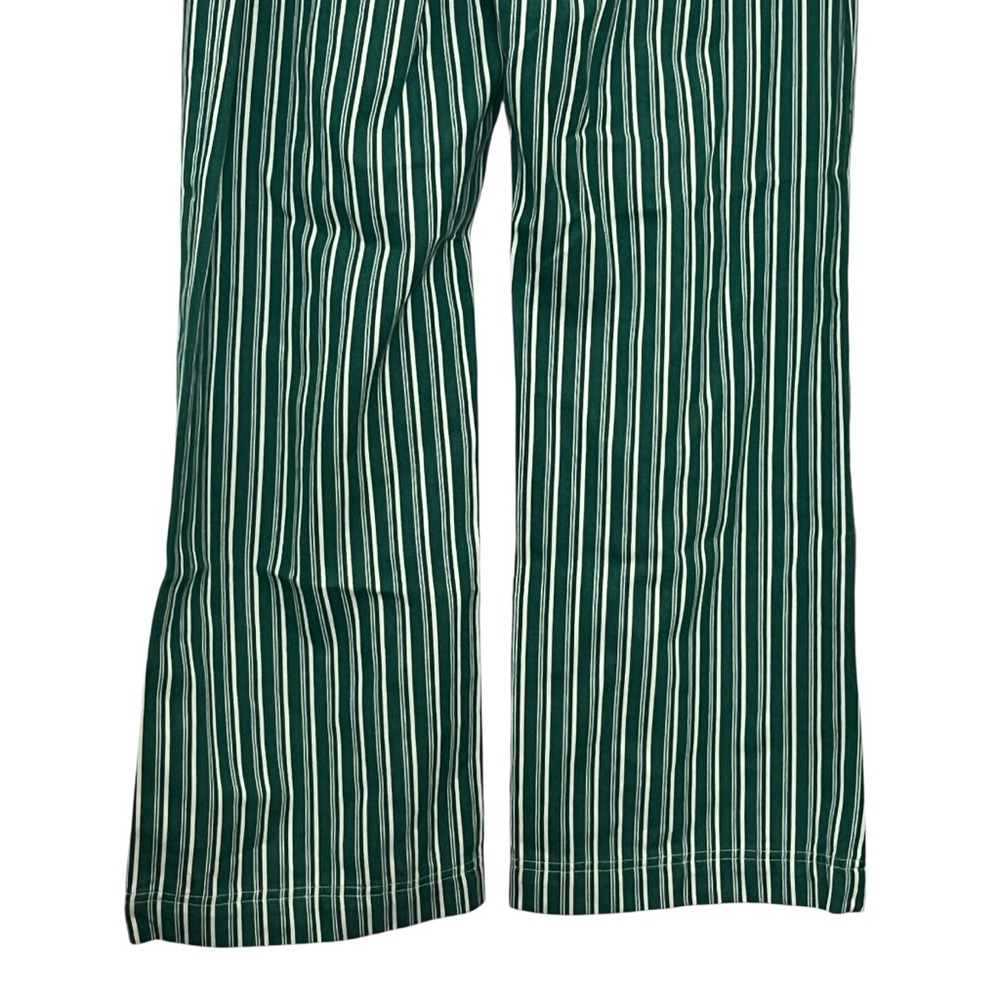 Big Bud Press Western Pants Women’s Size Medium Green Striped Cotton Trousers - Picture 7 of 13